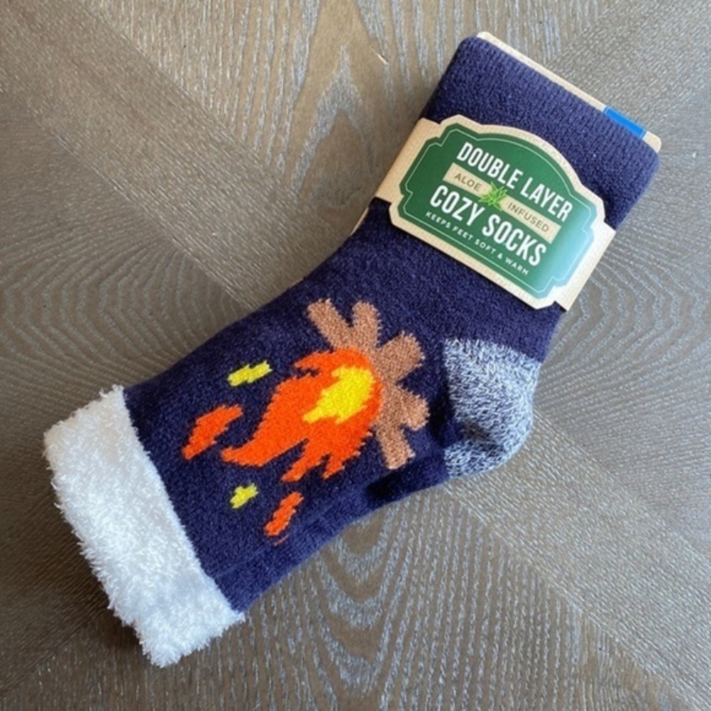 Airplus double layer cozy socks s men’s size 8-12.5